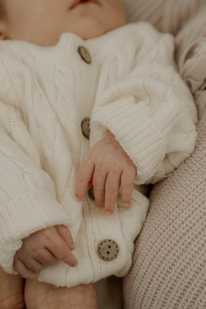 Knit Cardigan - Off White