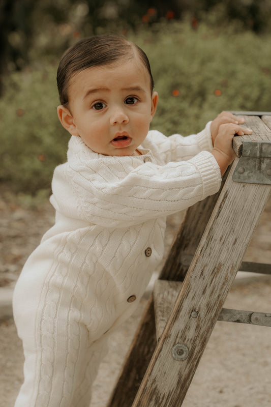 Cozy Knit Romper