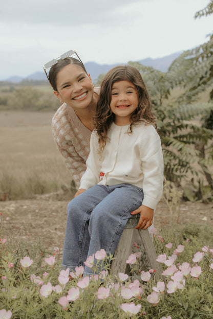 Knit Cardigan - Mushroom